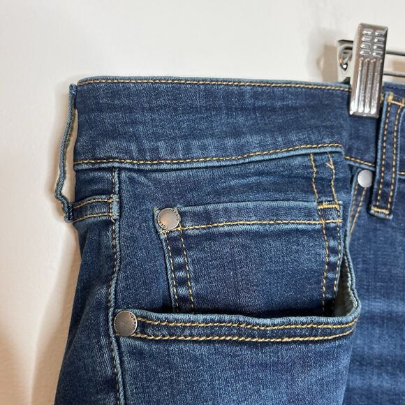 Torrid Mid Rise Slim Boot Cut Jeans Womens 28T Tall Bootcut Medium Wash - Picture 3 of 9